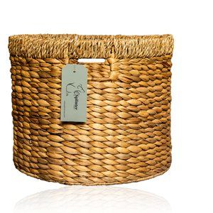 Round Water Hyacinth Basket (Set of 2) - Splinter